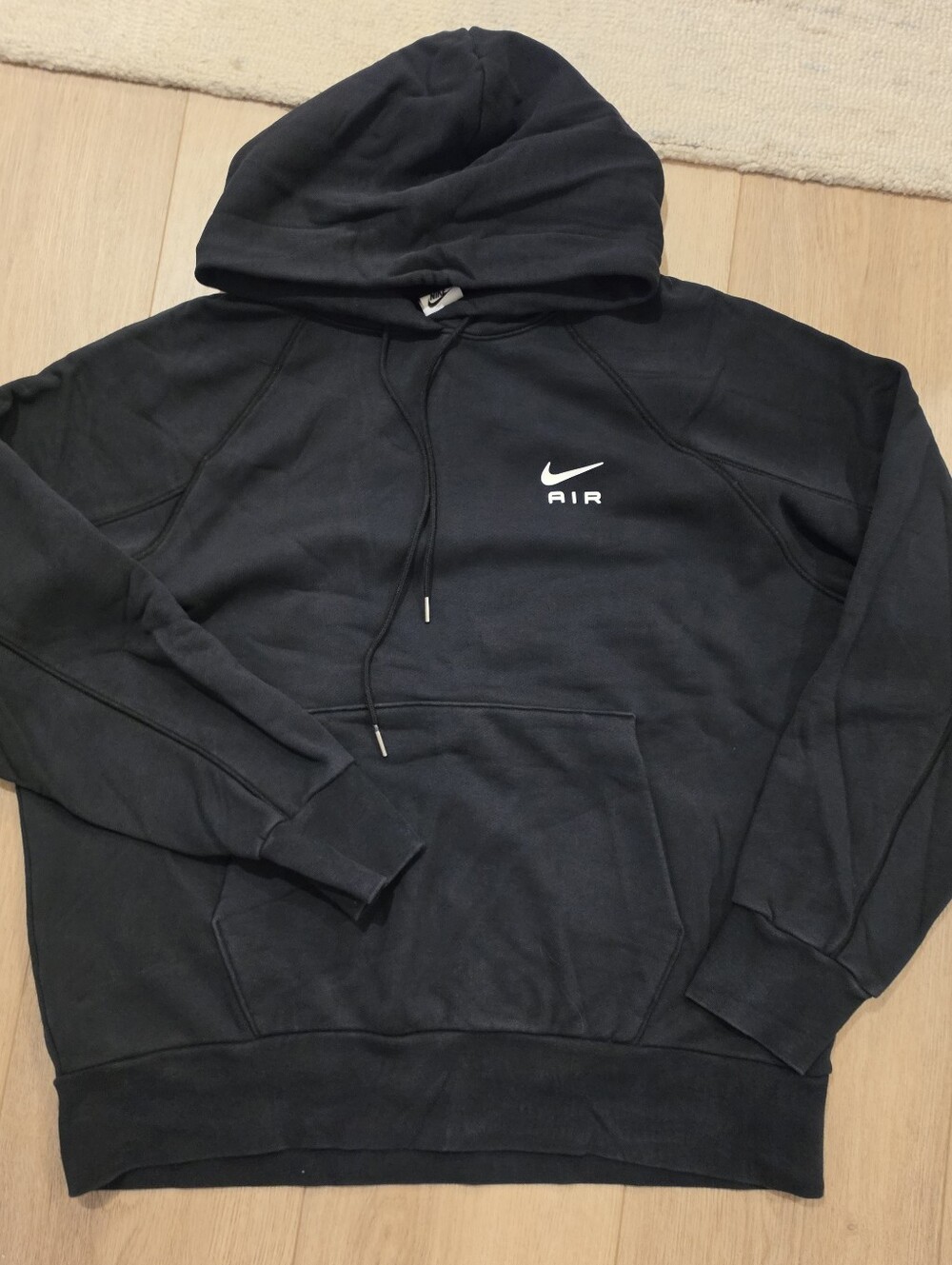 Nike Air Black Pullover Hoodie Sweatshirt Men’s XL